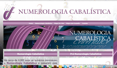 Numerologia Cabalistica - Mapa Numerológico